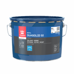 Duasolid 50, hoogwaardige oplosmiddelhoudende 2-componenten oxiraanester metaalcoating